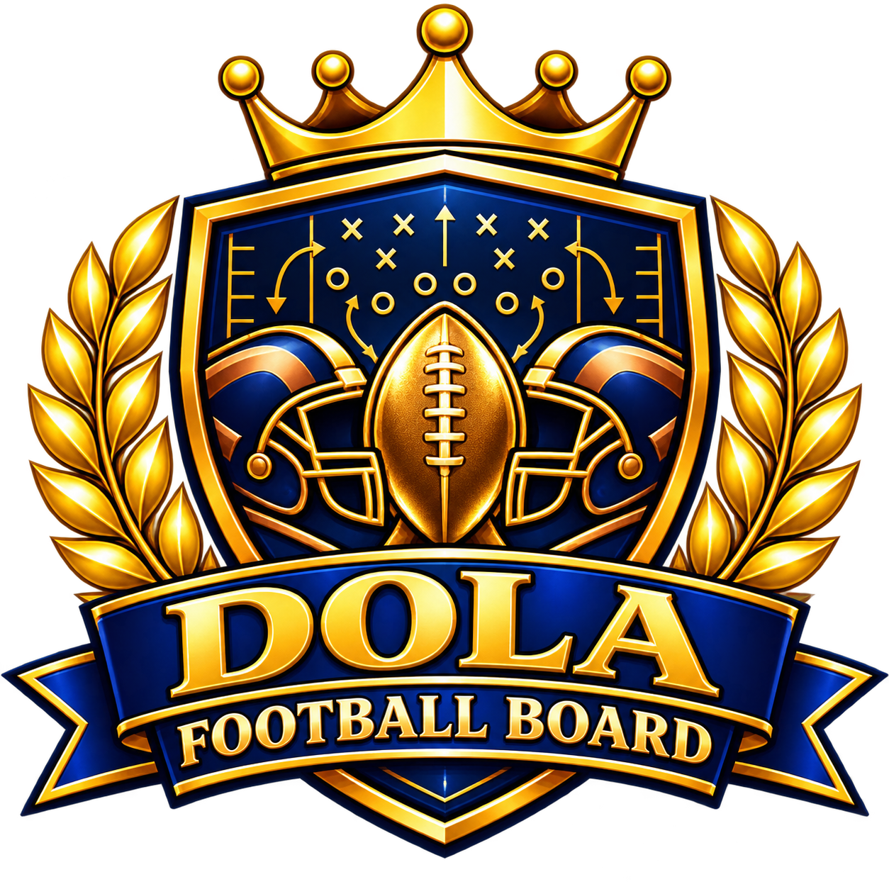 Dola Football Board crown logo