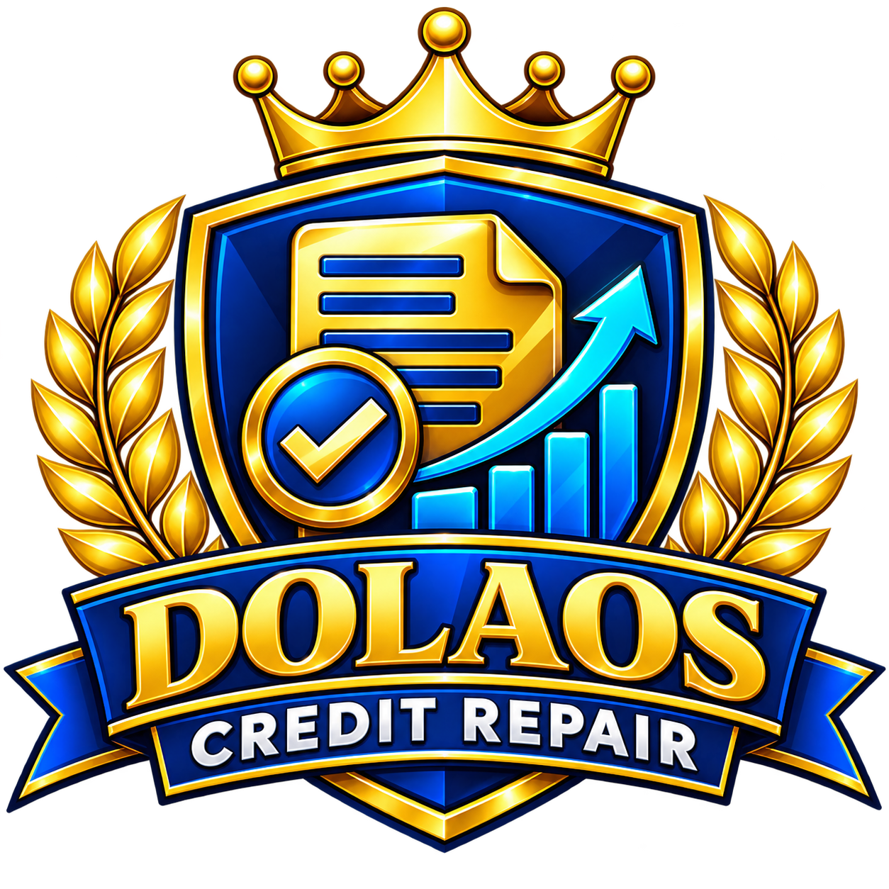 DolaOS Credit Repair crown logo
